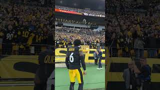 PQ is HYPED after the win over the Ravens 😤 steelers nfl shorts [upl. by Martel]