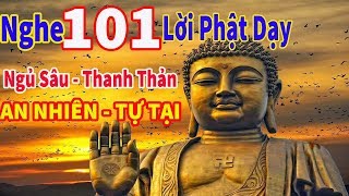 Nghe 101 lời phật dạy  Ngủ Sâu GiấcChữa Mọi Tâm Bệnh  Sống An Nhiên Tự Tại [upl. by Ayana]