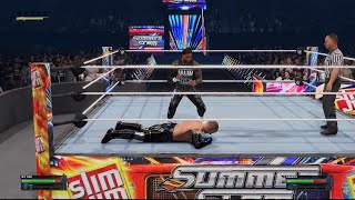 Danger Vs Jey Uso For International Championship At SummerSlam [upl. by Airdnala]