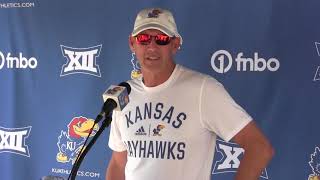 Lance Leipold Aug 11 post practice [upl. by Lierbag403]