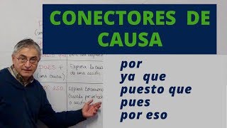 Conectores de causa en español [upl. by Atalanti101]