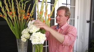 Easy Gladiolus Floral Arrangement [upl. by Libys]