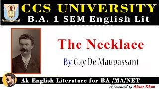 The Necklace  The Necklace in HIndi  The Necklace story  The Necklace by Guy de Maupassant [upl. by Olsewski]