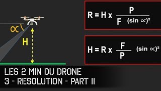 Résolution et drone  méthode de calcul [upl. by Gilbert372]