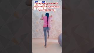 Leg workout for BeginnersNo equipment shortviral short ytstudio ytshorts trendingshorts [upl. by Floyd]