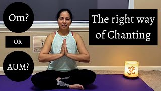 How to Chant OmAum Mantra Chanting [upl. by Alfonso831]