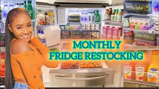 FRIDGE RESTOCKING monthly restock [upl. by Noiroc]