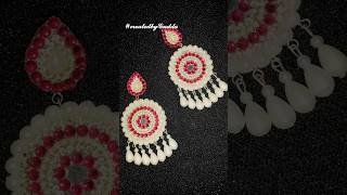 earrings stones amp pearls beautiful trending shorts song 🥰💞💗 [upl. by Nauwaj]