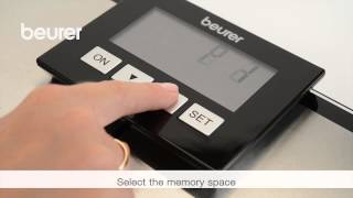 Quick start video for the BG 64 glass diagnostic scale from Beurer [upl. by Eemia]