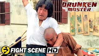 DRUNKEN MASTER  Freddy Wong amp Drunken Master VS The Iron Headed Bullet  Jackie Chan  Fight Scene [upl. by Griswold]