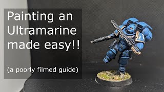 Painting an Ultramarine made easy [upl. by Orian]