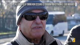 Al Lingotto di Torino non cessano le tensioni tra cittadini e 1300 migranti [upl. by Dayiz]