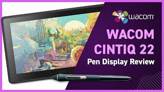 Wacom Cintiq 22 review  Budget Pen Display [upl. by Lledyl]