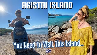 Agistri Island 🇬🇷 UNDISCOVERED PARADISE IN GREECE [upl. by Chaney]