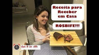 Vlog Recebendo em Casa Rosbife  Das 8 às 18h [upl. by Ayala]