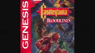 Castlevania Bloodlines OST  The Sinking Old Sanctuary [upl. by Einafit]