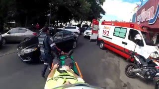 Bradicardia severa GMAU SAMUDF AMBULANCE MOTORCYCLE  FIRST AID [upl. by Amian]