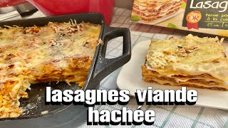 lasagnes viande hachée [upl. by Ynned]