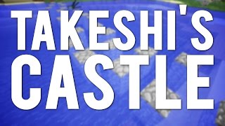 Takeshis Castle Skipping Stones in Minecraft [upl. by Hannus256]