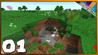 Minecraft SevTech Ages  THE KRUNKK HOLE  Ep 01 [upl. by Aret]