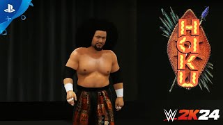 WWE 2K24  TONGA GIANT  HAKU  OFFICIAL ENTRANCE [upl. by Bodwell]