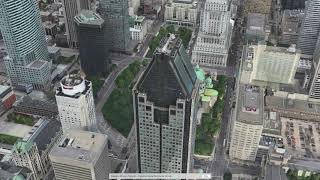 FLYING OVER MONTREAL WITH 3D FLYOVER [upl. by Rab]