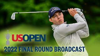 2022 US Open Final Round Matt Fitzpatrick Wins a Battle at Brookline  Full Broadcast [upl. by Gwenny]