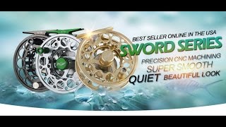 Piscifun Sword Series Fly Fishing Reel Overview [upl. by Nevile]