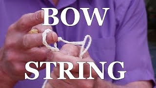 Three ways to string a longbow recurve or selfbow without a bow stringer [upl. by Emina611]