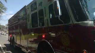 lavallette Morgantown and hightstown fire department at Monroe fire company 1 75th Ave parade [upl. by Attenor]