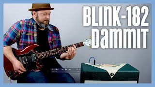 Blink182  Dammit  Guitar Lesson [upl. by Auqkinahs510]