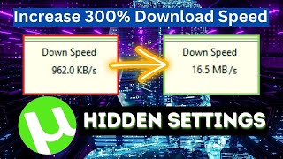 How To Speed Up uTorrent Download  Boost Download Speed 300 More [upl. by Romney180]