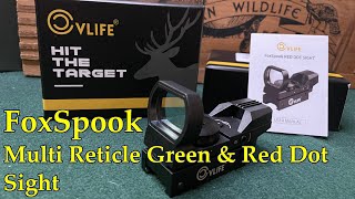 CVLIFE FoxSpook Reflex Sight Unboxing [upl. by Kinom433]