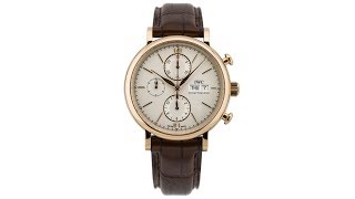 IWC Portofino Chronograph IW391020 [upl. by Nohsed]