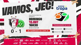 CHAPECOENSE X JOINVILLE  COPA SC AO VIVO [upl. by Onstad]