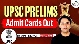 UPSC ADMIT CARD 2023 Out  How to Download UPSC PRELIMS ADMIT CARD 2023  StudyIQ IAS [upl. by Hasen]