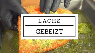 Gebeizter Lachs  Graved Lachs  ganz einfach Zuhause zubereiten [upl. by Shipp27]