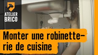 Atelier brico HORNBACH  Rénovation de la cuisine Monter une robinetterie de cuisine [upl. by Leseil]