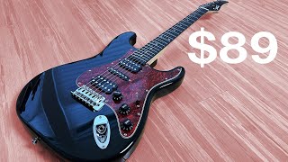 89 Dollar Guitar  Glarry GST HSH [upl. by Darcie227]