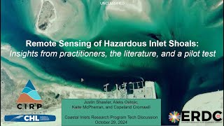 29 Oct 2024  Remote Sensing of Hazardous Inlet Shoals [upl. by Lauralee961]