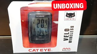 Unboxing Cateye velo wireless 4k [upl. by Saimerej]