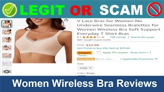 Women Wireless Bra Reviews  Oct 2024 Beware of Scam Watch Now [upl. by Greyso504]