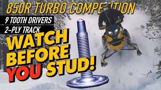 2024 Ski Doo MXZ COMP 850R TURBO Studding 101 EP94 [upl. by Eremahs970]