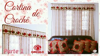 🌷 Cortina de Crochê 12  Por Vanessa Marcondes [upl. by Sexton298]