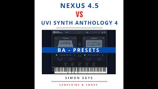 UVI Anthology 4 vs Nexus 45  Bass [upl. by Itsyrc]