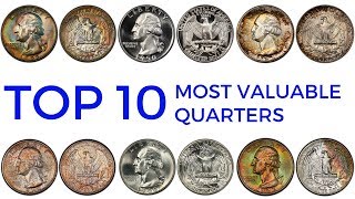 TOP 10 MOST VALUABLE QUARTERS IN CIRCULATION–Rare Washington Quarters in Your Pocket Change Worth [upl. by Thanh]