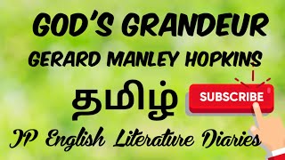 Gods Grandeur by Gerard Manley Hopkins Summary in Tamil [upl. by Ludie]