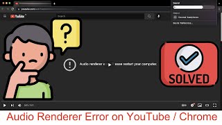 Solved 2021  Audio Renderer Error on YouTube  Chrome on Mac OS M1 [upl. by Eceinhoj]