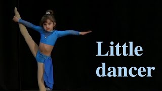 Little girl performs modern choreographic dance at Talent Show ZIRKA [upl. by Terrag]