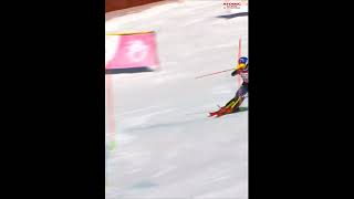 Mikaela Shiffrin 🇺🇸  Are womens slalom March 10 2024 1st run [upl. by Eelah]